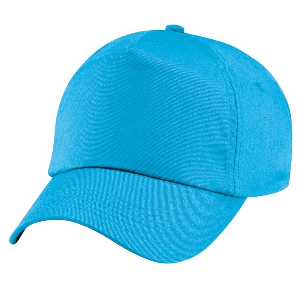 Beechfield Plain Boys /Girls Childrens /Kids Original 5 Panel Baseball Cap /Hat